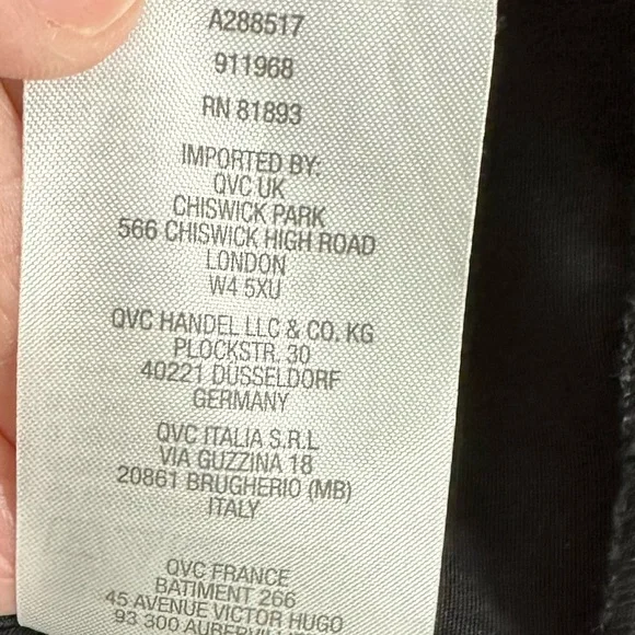 Susan Graver stretch woven bomber jacket 1x - Picture 9 of 9